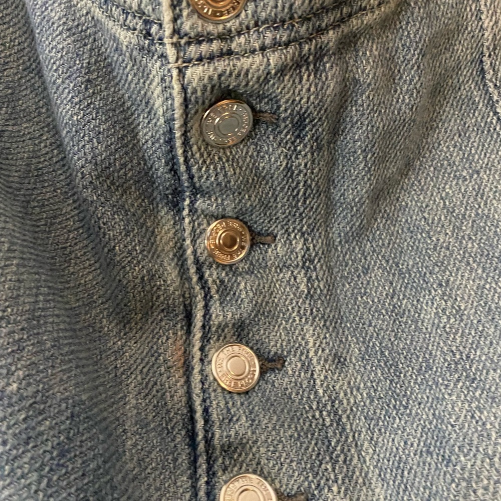 Free People Women's Barrel Jeans - washed Blue - Picture 2 of 4